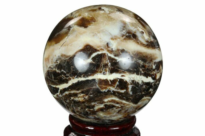 Black Opal Sphere - Madagascar #168561